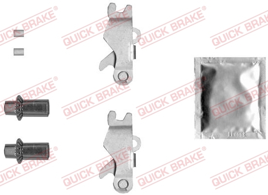 Zestaw naprawczy, rozpieracz 120 53 001 Quick Brake ApS